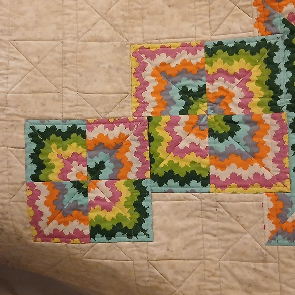 Handmade Colorful Quilt - Picture 6 of 14